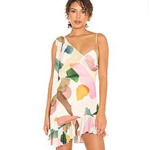 Song of Style Cypress Mini Dress in Watercolor